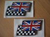 CHEQUERED FLAG WITH UNION JACK SET
